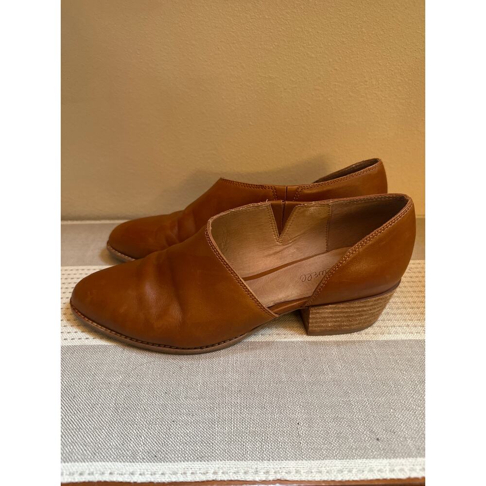 Madewell The Lucie Shoe in English Saddle Leather Size 10 - Picture 3 of 8